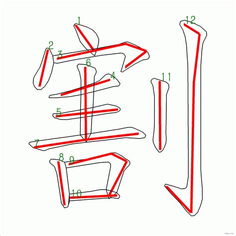 筆畫12劃的字|全字筆畫為12的漢字